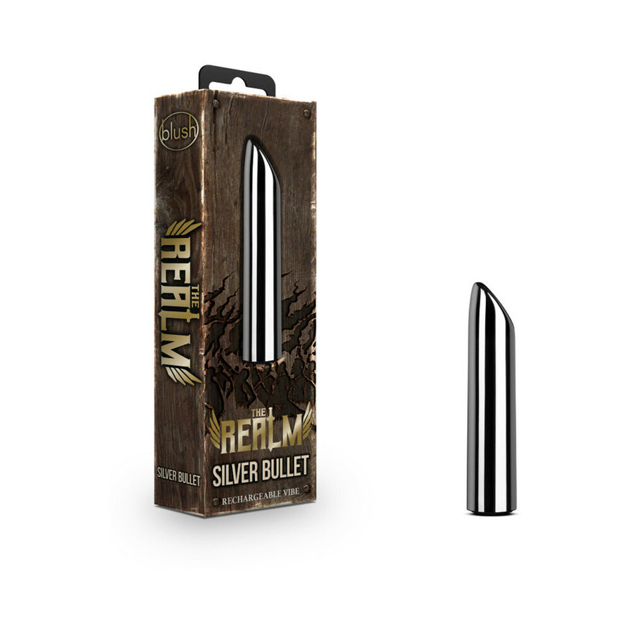 The Realm Silver Rechargeable Bullet