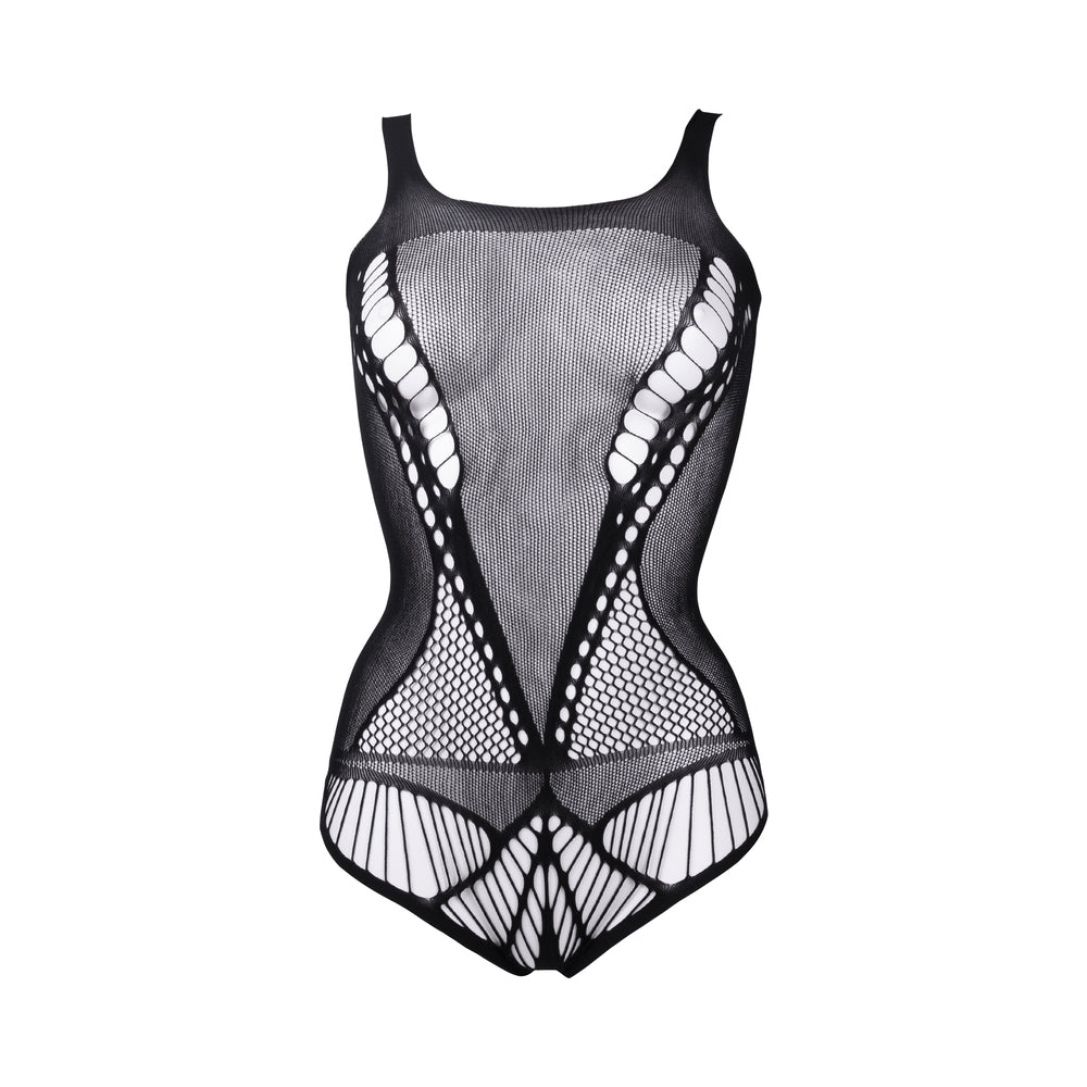 Shots Le Desir Contrast Net Teddy Os Black