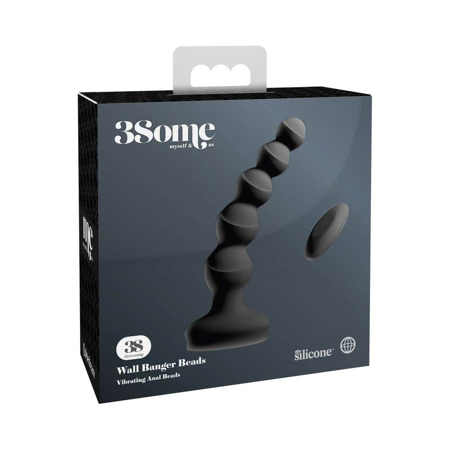3some Wall Banger Beads Rechargeable Black