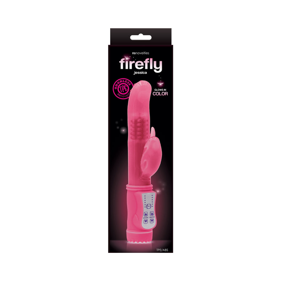 Firefly Jessica Rotating Rabbit Vibrator - Pink