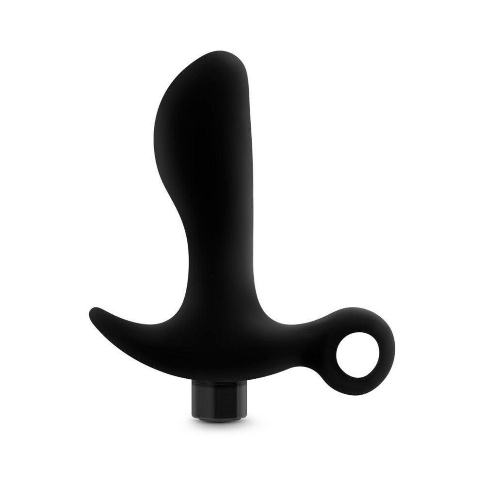 Blush Anal Adventures Platinum Silicone Vibrating Prostate Massager 01 - Black