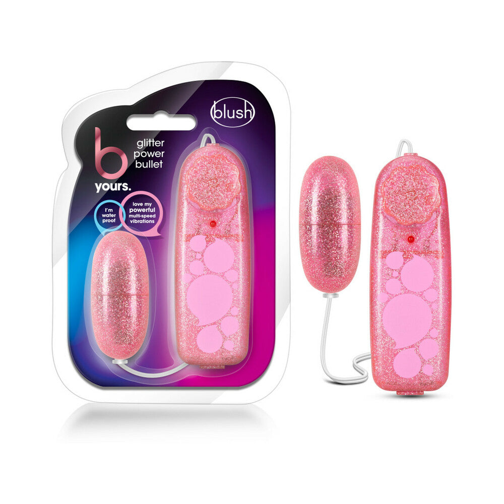 B Yours - Glitter Power Bullet - Pink