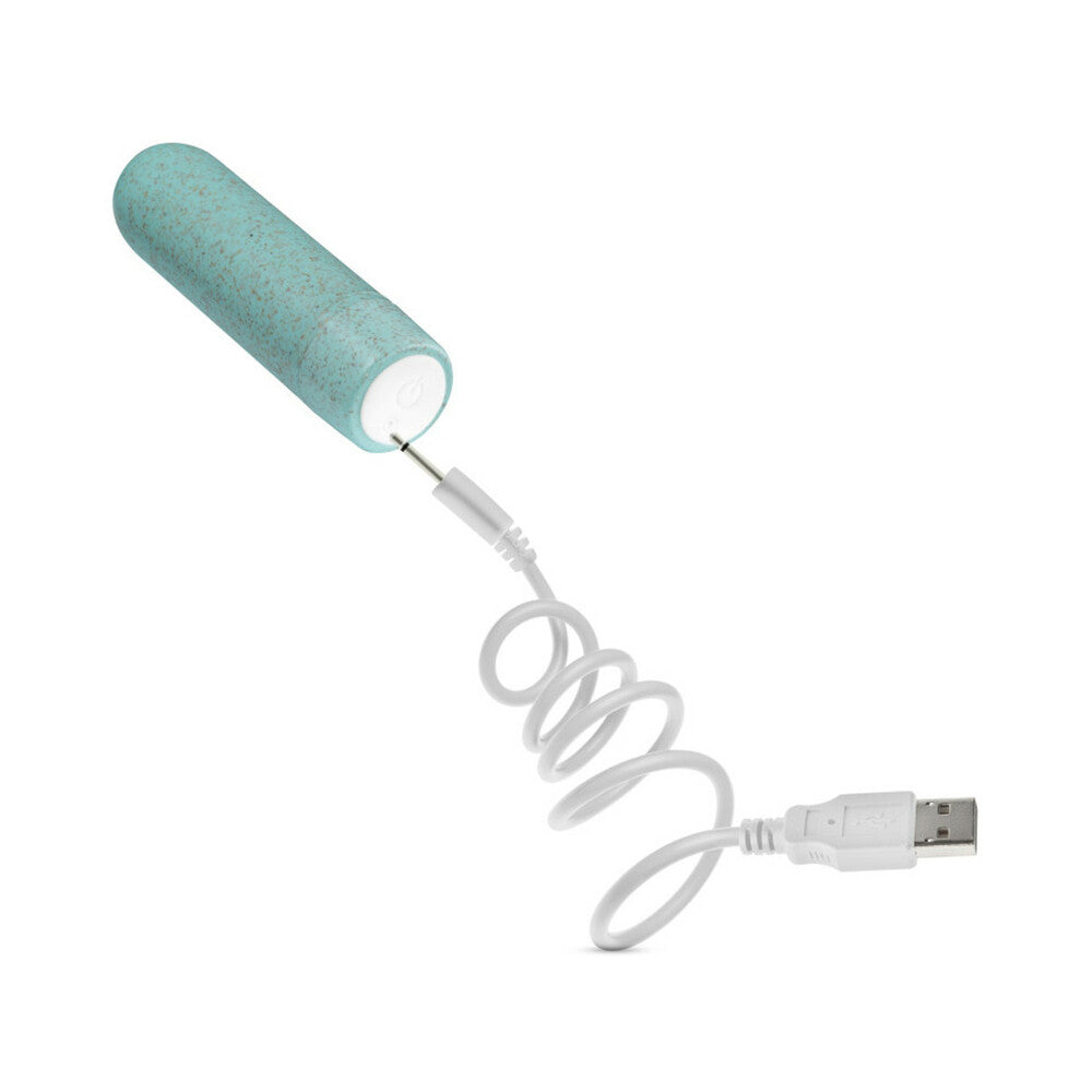 Blush Gaia Eco Rechargeable Bullet - Aqua