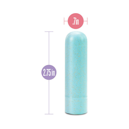 Blush Gaia Eco Rechargeable Bullet - Aqua