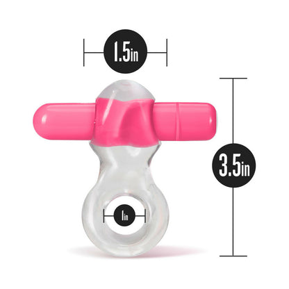 Blush Play with Me Delight Vibrating C Ring - Pink