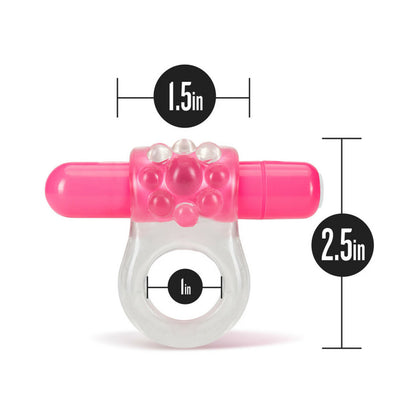 Blush Play With Me Teaser Vibrating C Ring - Pink