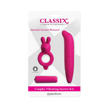 Classix Couples Vibrating Starter Kit - Pink