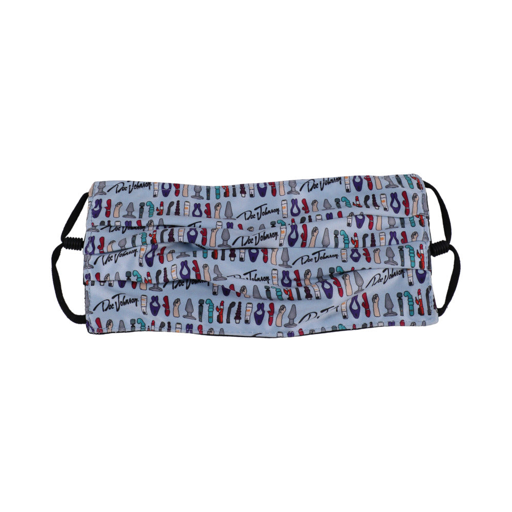 Dj Reversible&amp;Adjustable Face Mask Blue