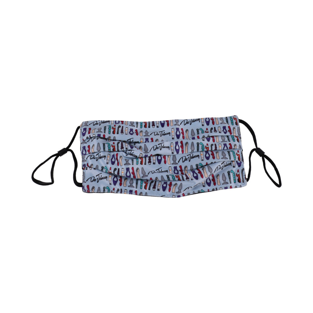 Dj Reversible&amp;Adjustable Face Mask Blue