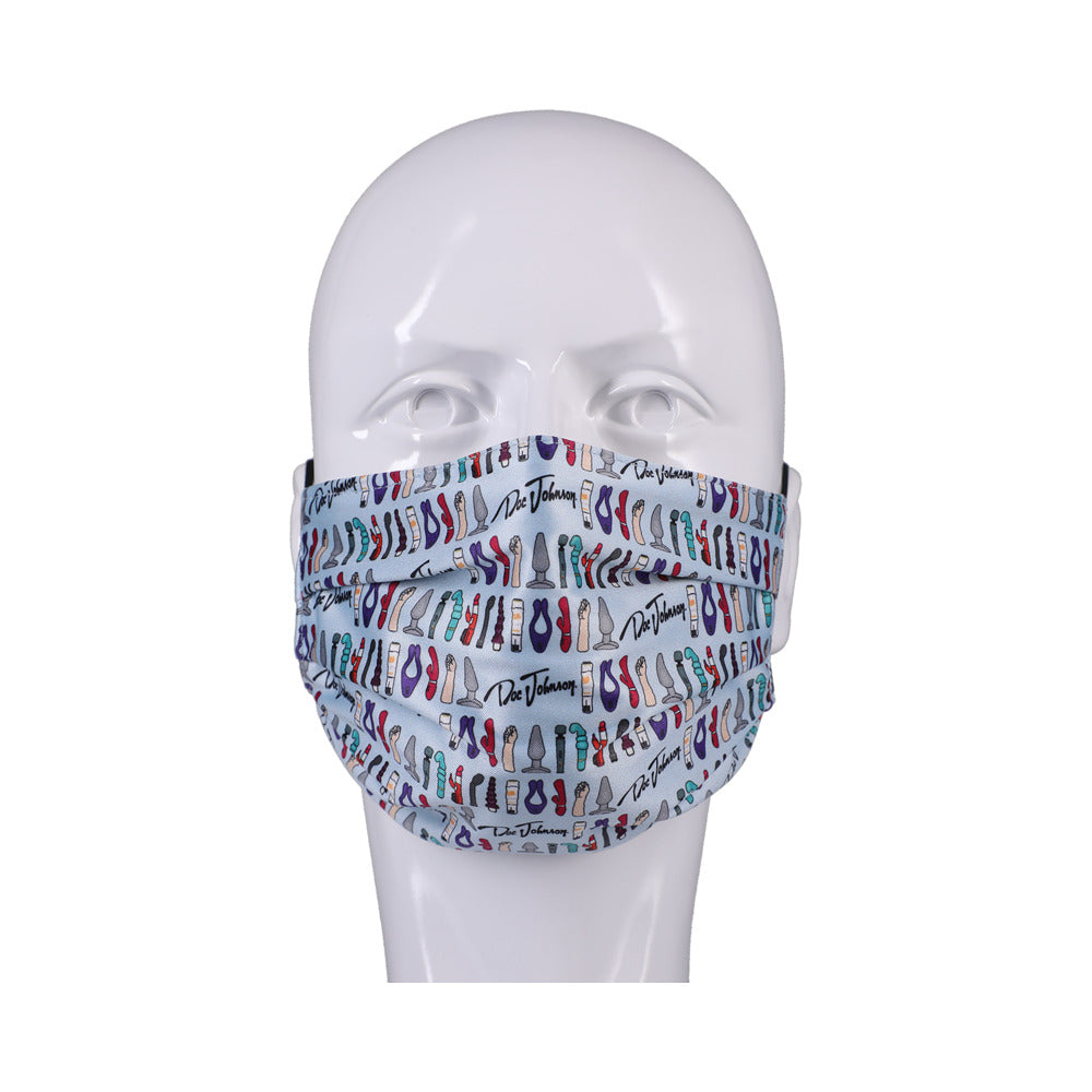 Dj Reversible&amp;Adjustable Face Mask Blue