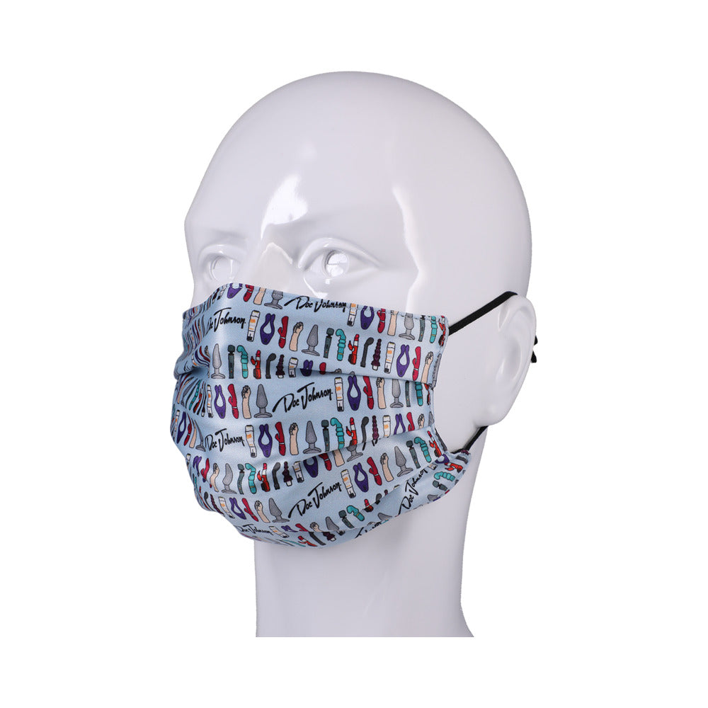 Dj Reversible&amp;Adjustable Face Mask Blue