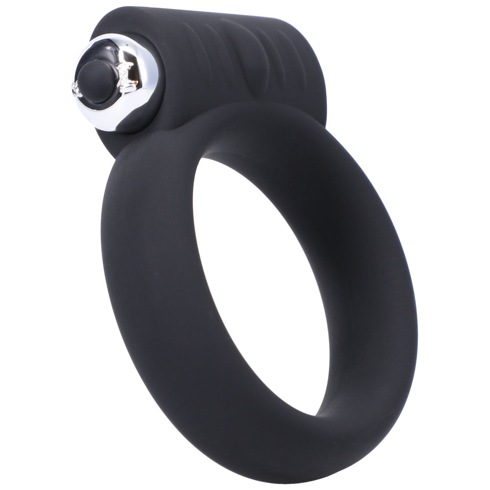 Tantus Vibrating C-Ring 2In Onyx (Bag)