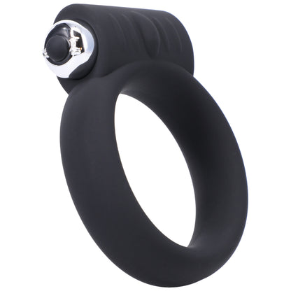 Tantus Vibrating C-Ring 2In Onyx (Bag)