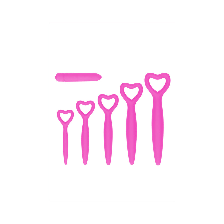 Ouch Silicone Vaginal Dilator Set - Pink