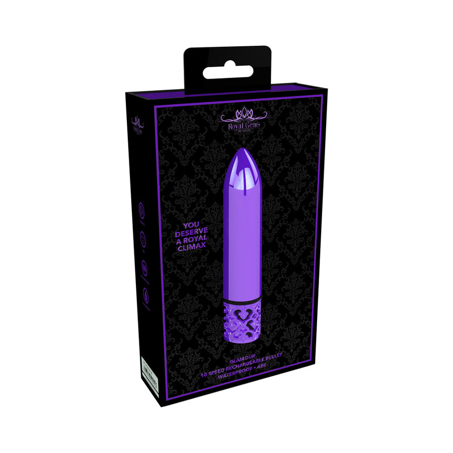 Royal Gems - Glamour - Abs Rechargeable Bullet - Purple