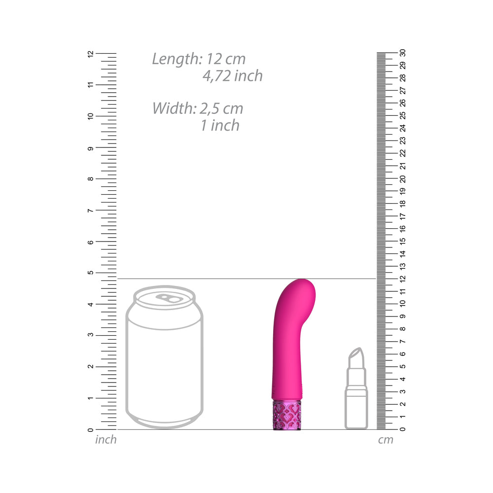 Royal Gems - Bijou - Silicone Rechargeable Bullet - Pink