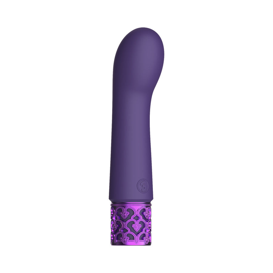 Royal Gems - Bijou - Silicone Rechargeable Bullet - Purple