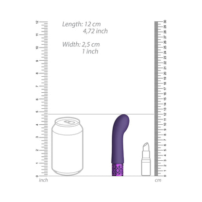 Royal Gems - Bijou - Silicone Rechargeable Bullet - Purple