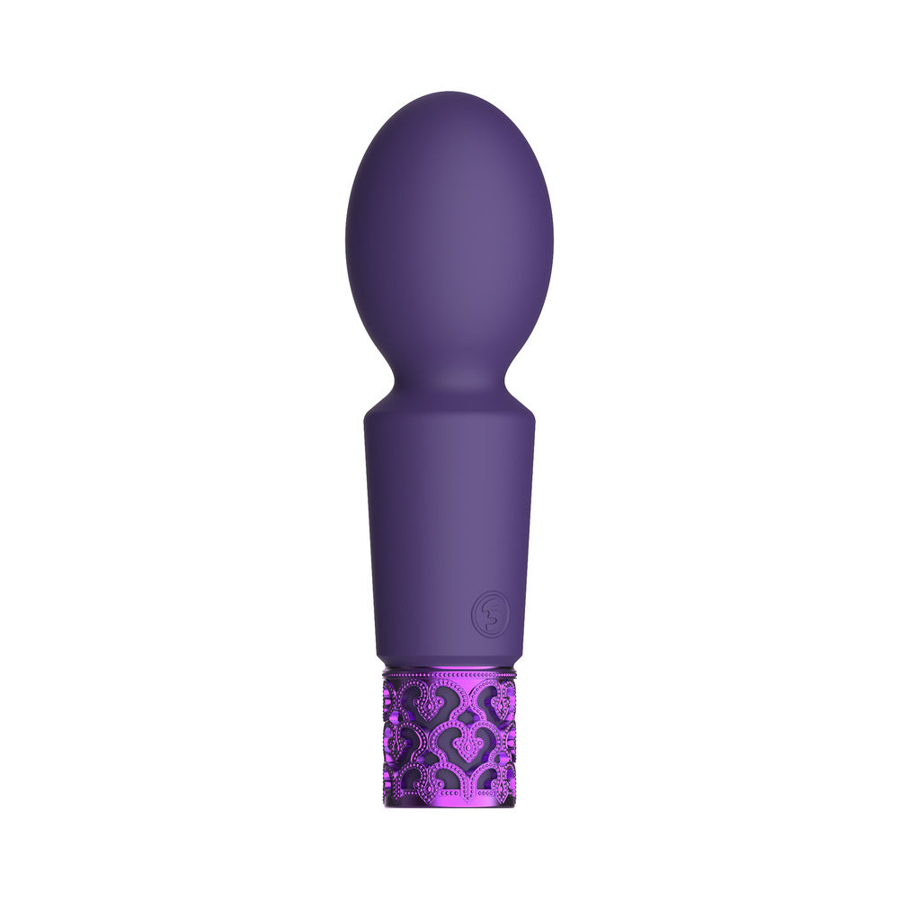 Royal Gems - Brilliant - Silicone Rechargeable Bullet - Purple