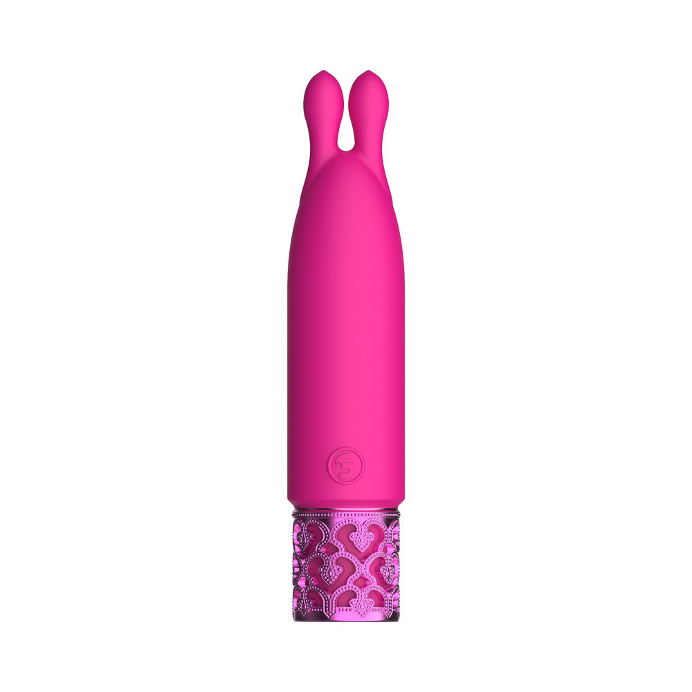 Royal Gems - Twinkle - Silicone Rechargeable Bullet - Pink