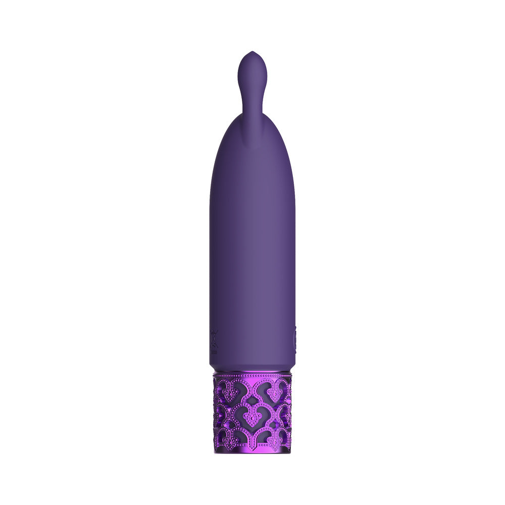 Royal Gems - Twinkle - Silicone Rechargeable Bullet - Purple