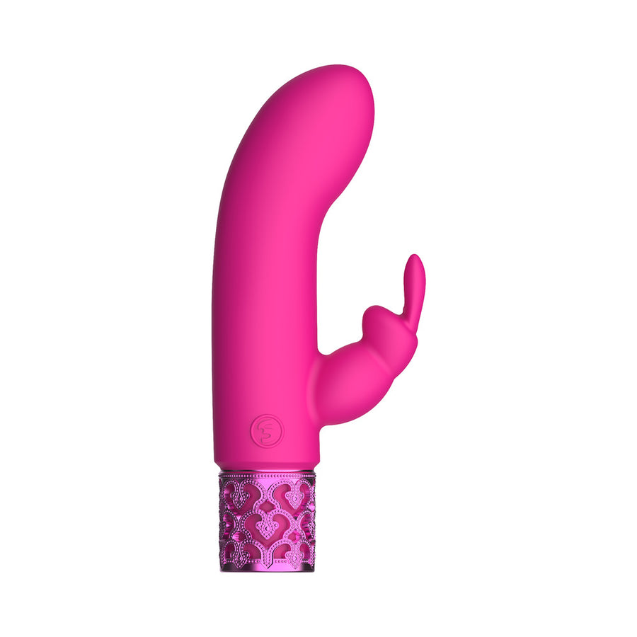 Royal Gems - Dazzling - Silicone Rechargeable Bullet - Pink