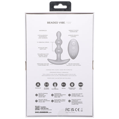 A Play Shaker Rechargeable Silicone Anal Plug W/Remote - Purple