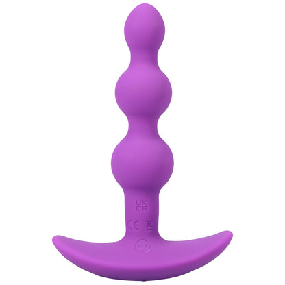 A Play Shaker Rechargeable Silicone Anal Plug W/Remote - Purple