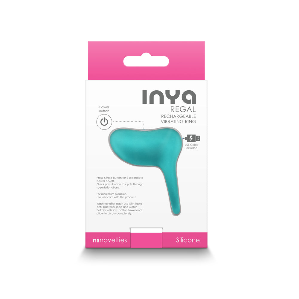 Inya Regal Vibrating Ring Teal