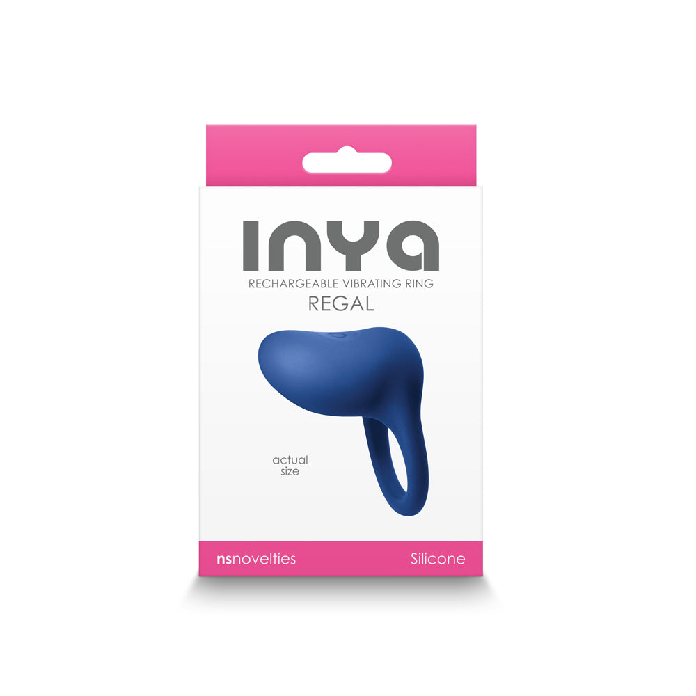 Inya Regal Vibrating Ring Blue