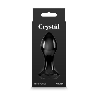 Crystal Gem Butt Plug - Black