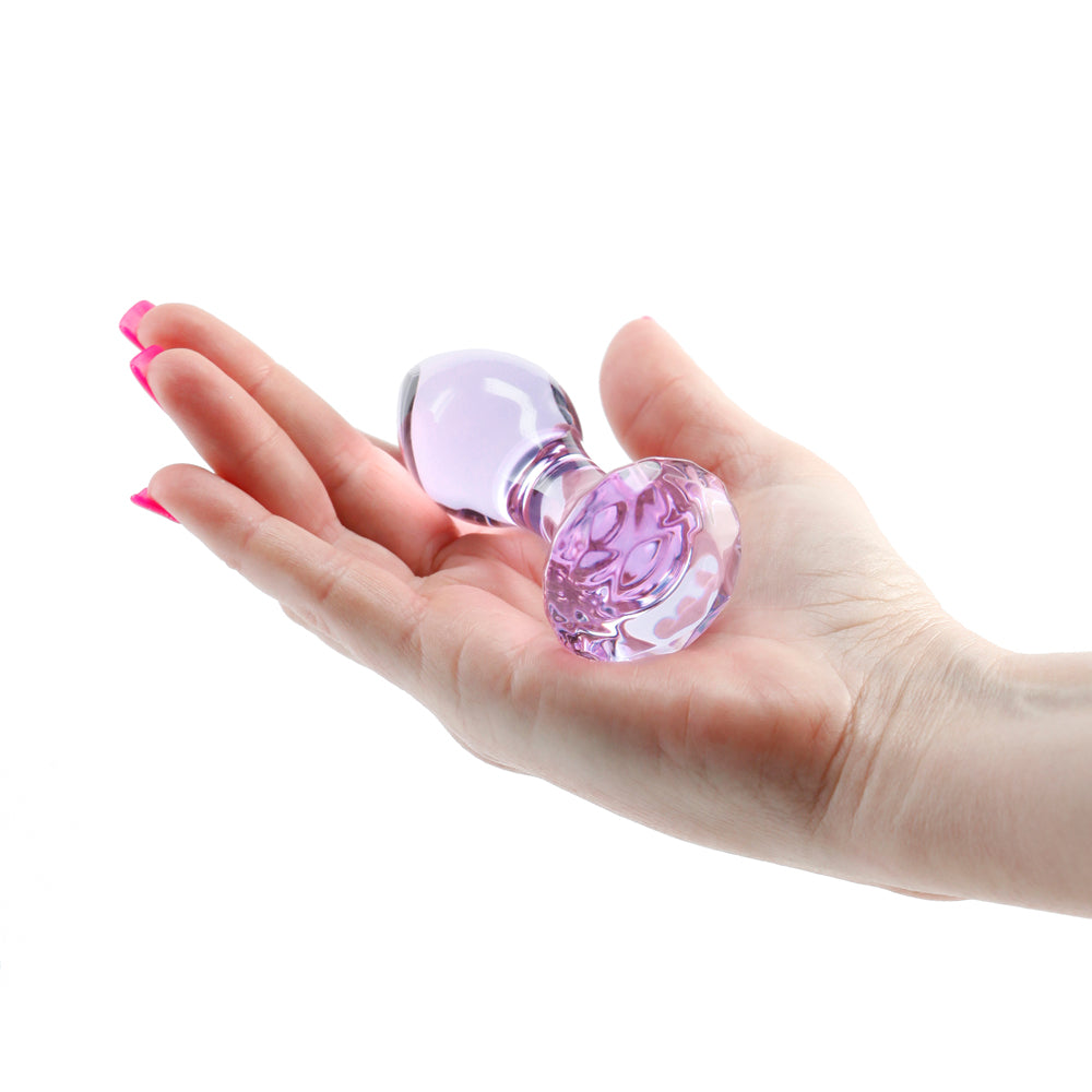Crystal Gem Butt Plug - Purple