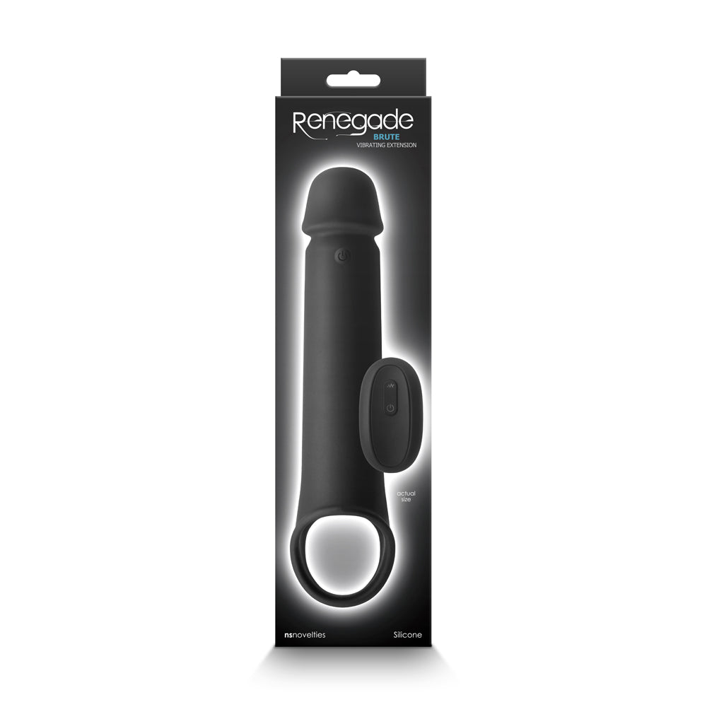 Renegade Brute Vibrating Penis Extension Black