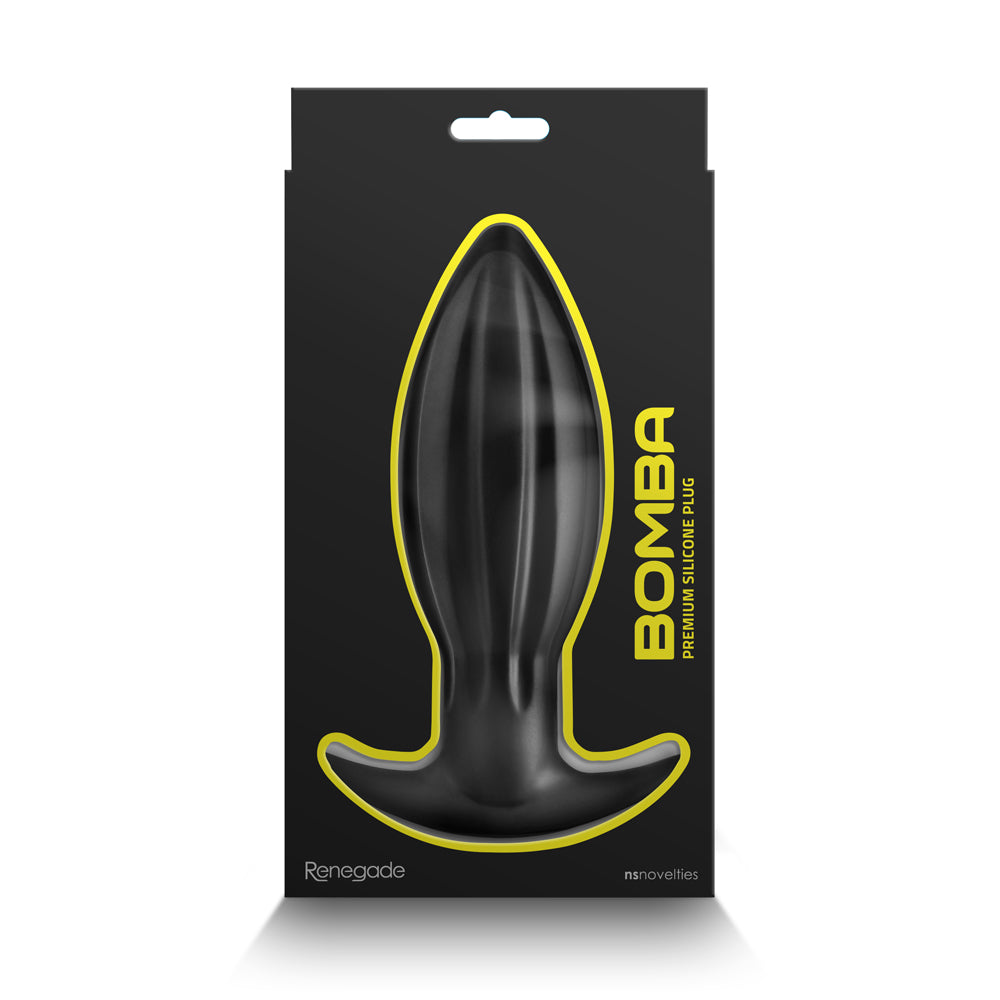 Renegade Bomba Anal Plug Black Medium