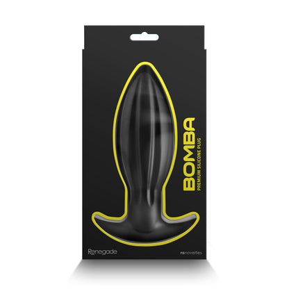 Renegade Bomba Anal Plug Black Medium