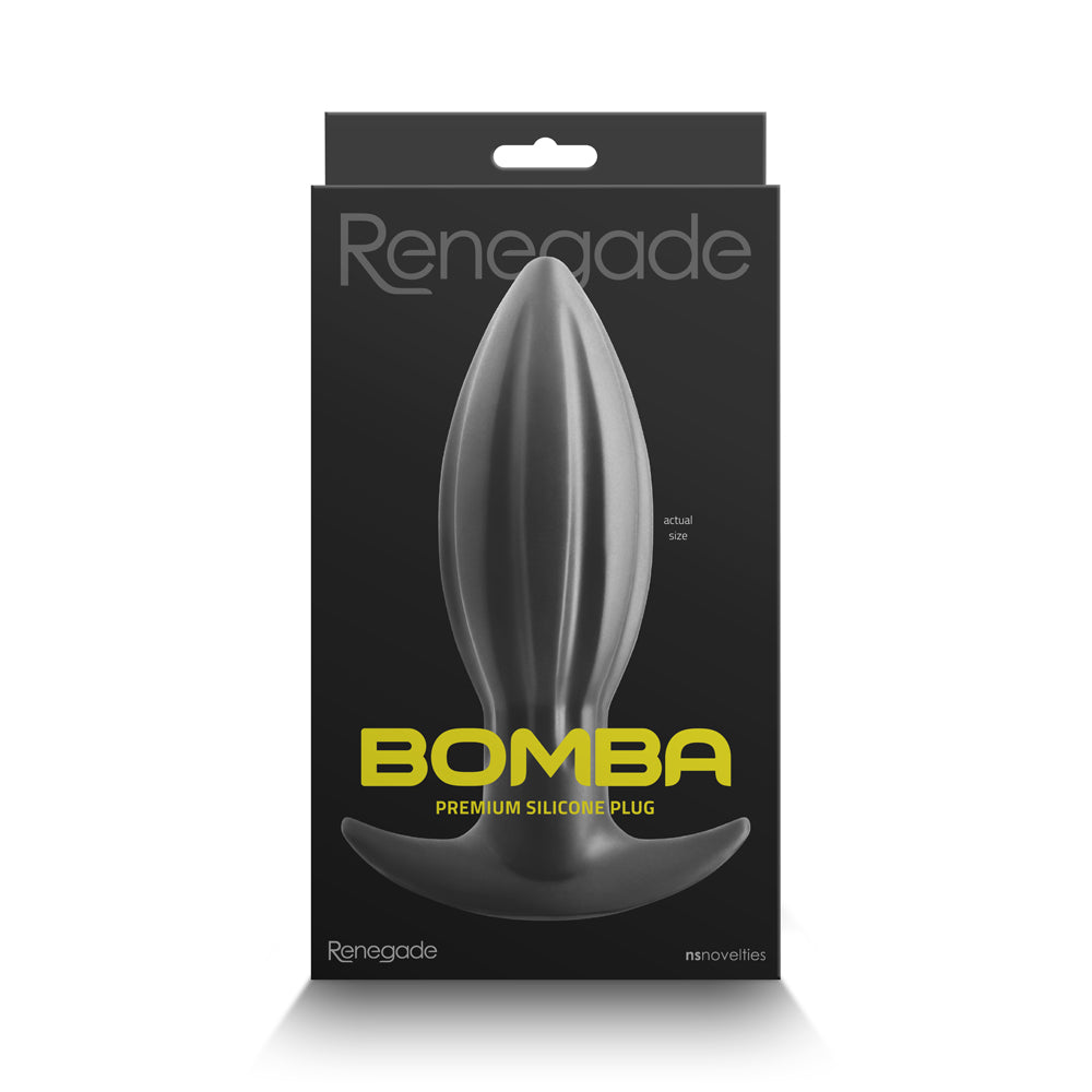 Renegade Bomba Anal Plug Black Large