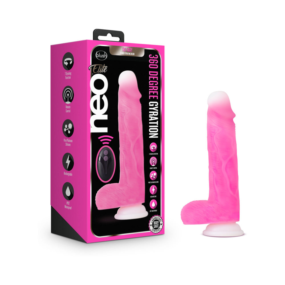 Neo Elite - Roxy - 8-inch Gyrating Dildo - Pink