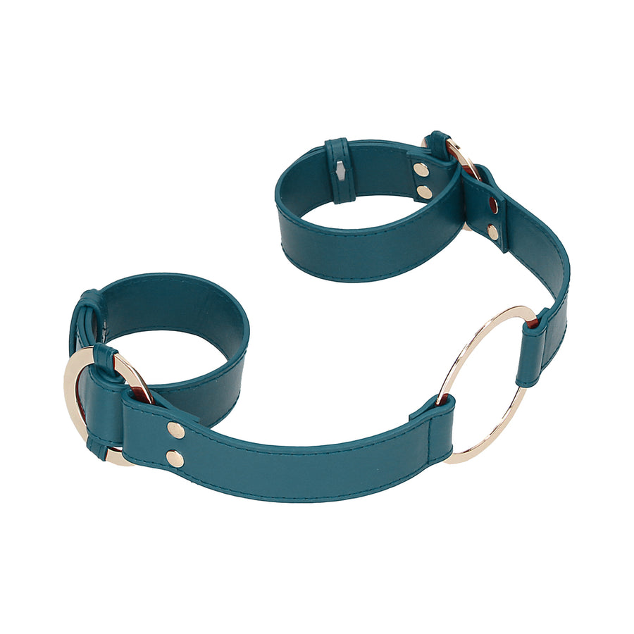 Ouch Halo Handcuff With Connector Green