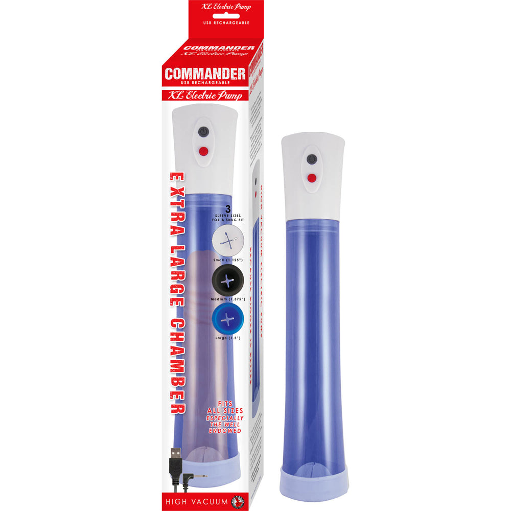 Commander XL Electric Pump - Blue