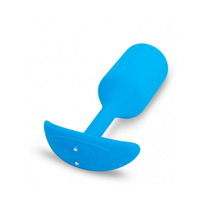 B-Vibe Vibrating Snug Plug - Blue Large