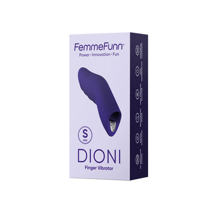 Femmefunn Dioni Wearable Finger Vibe - Small Dark Purple
