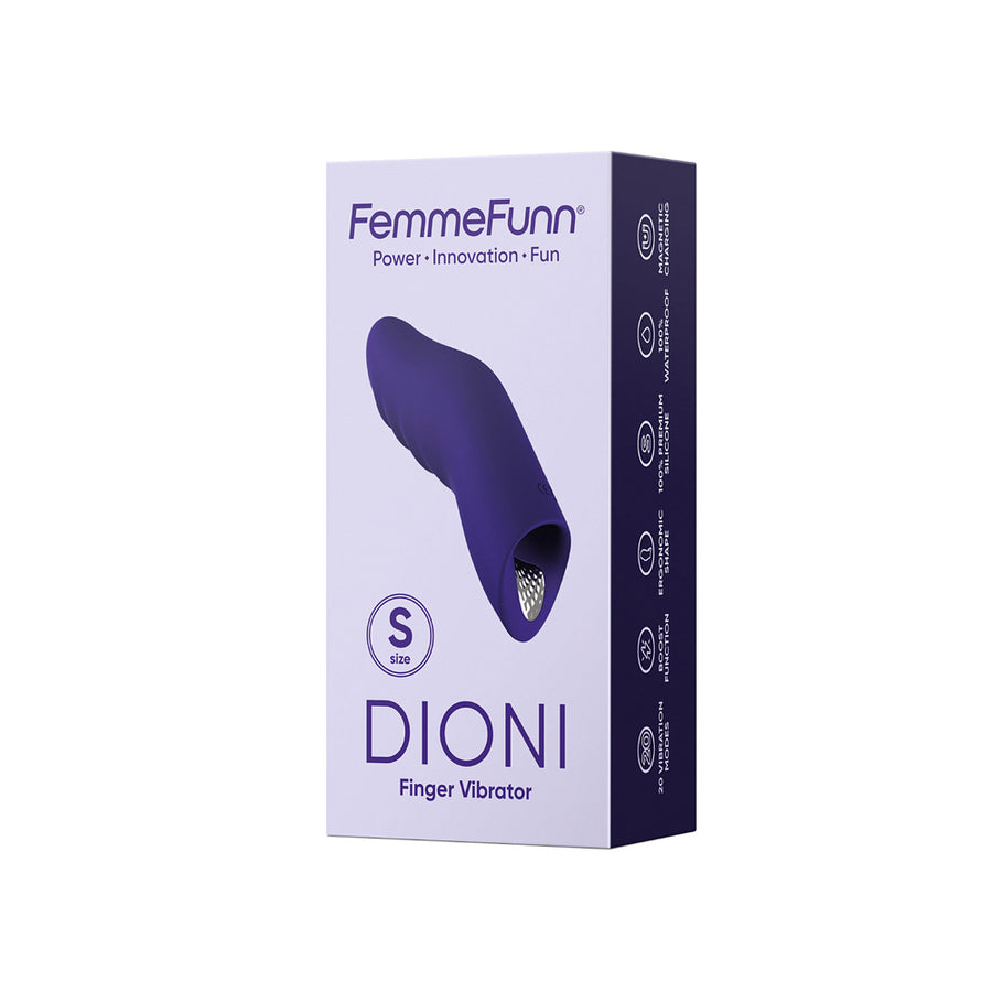 Femme Funn Dioni Wearable Finger Vibe - Small Dark Purple