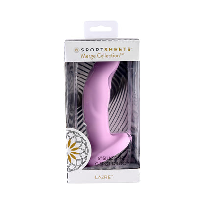 Merge Lazre 6 In. Suction Cup G-spot Dildo Pink