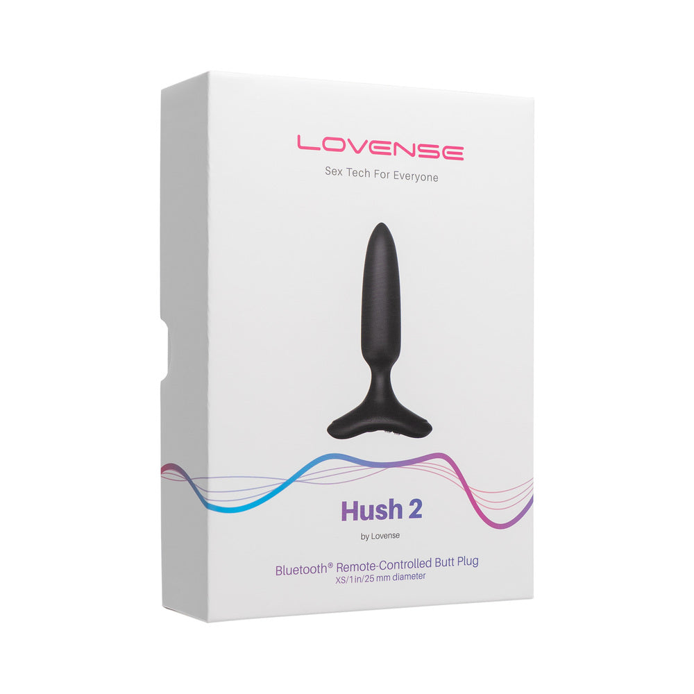 Lovense Hush 2 App-compatible Butt Plug 1 In.