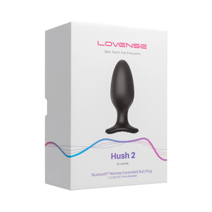 Lovense Hush 2 App-compatible Butt Plug 2.25 In.