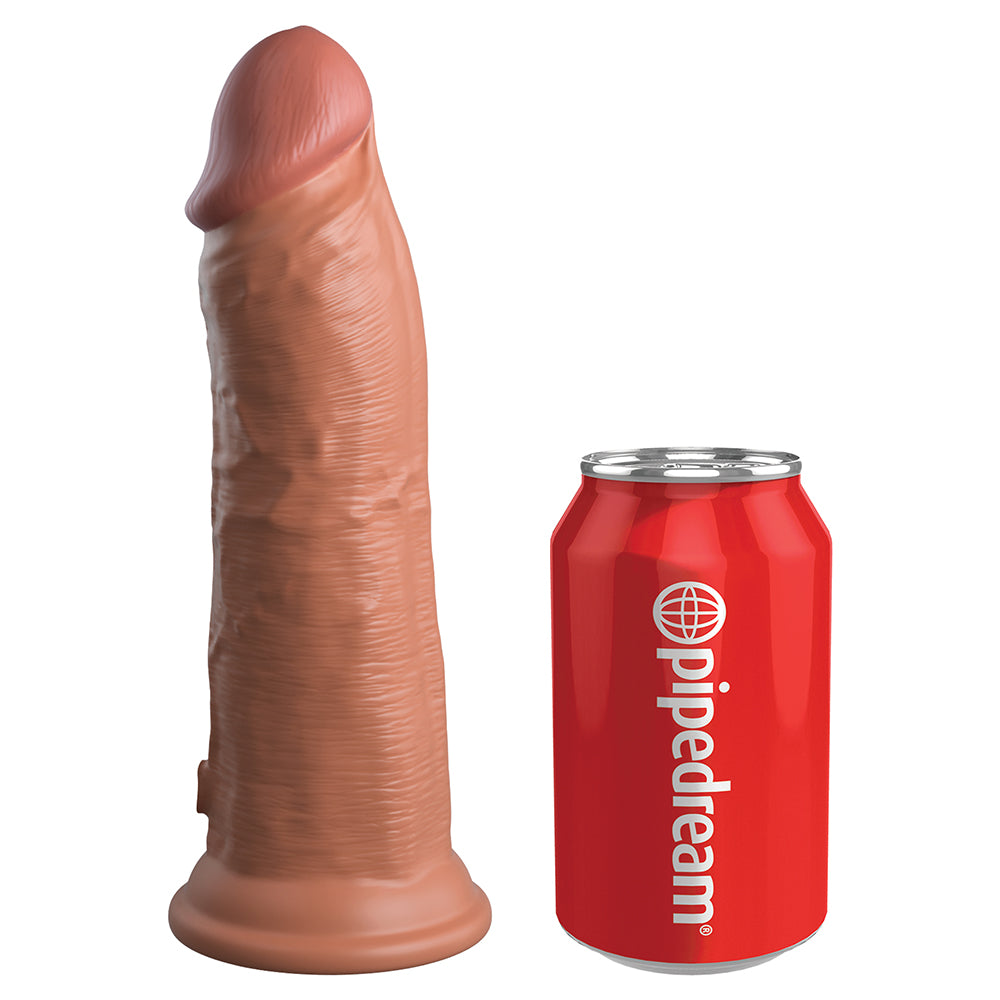 King Cock Elite Silicone Dual-density Cock 8 In. Tan