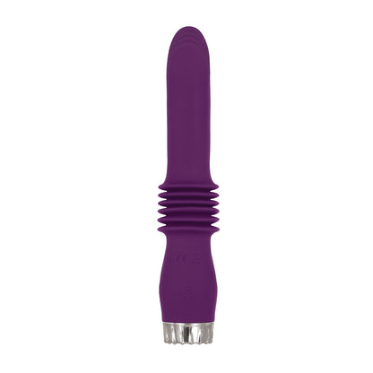 A&amp;e Deep Love Thrusting Wand Silicone Rechargeable Purple