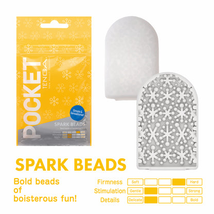 Tenga Pocket Masturbator Sleeve Spark Beads