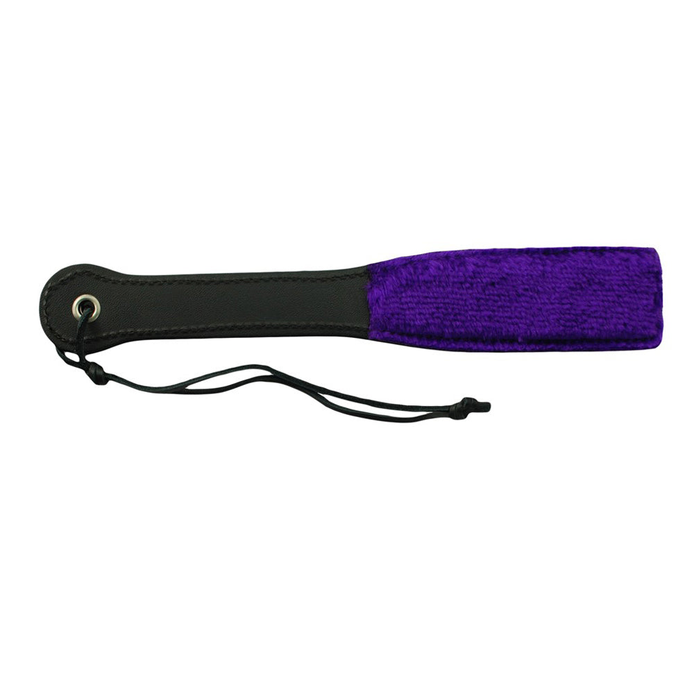 12 In. Paddle With Purple Faux Fur Lining
