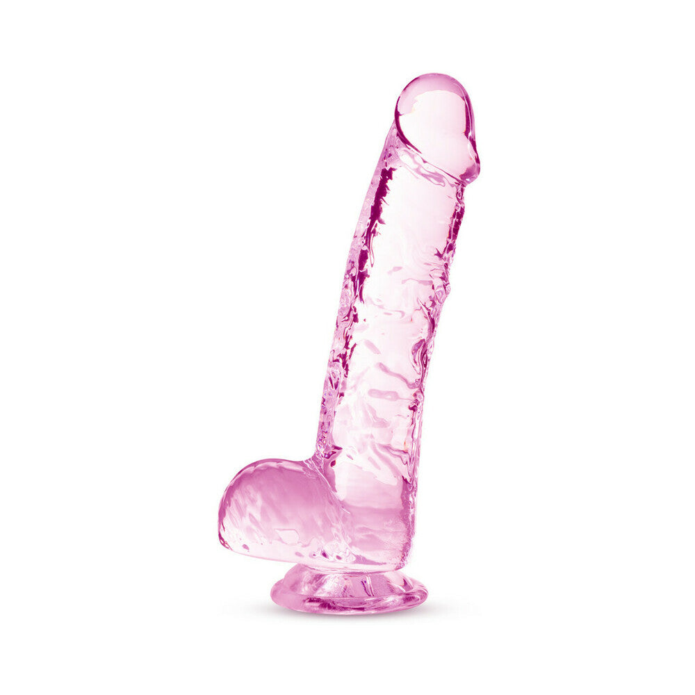 Naturally Yours Crystalline Dildo 6 In. Rose